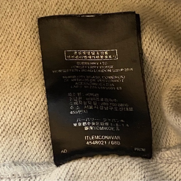 Burberry Grey Archive Logo Rainbow Sweatpants Women’s Small Petite - Picture 12 of 16